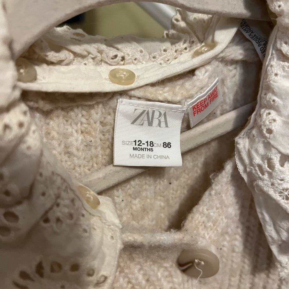 Zara Kids Cream Blouse